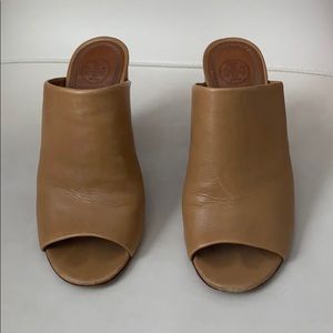 Tory Burch leather mules